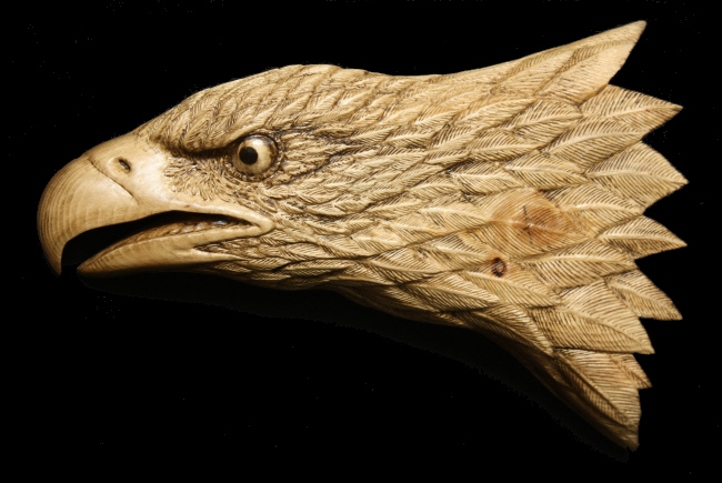 Spruce Eagle Carving